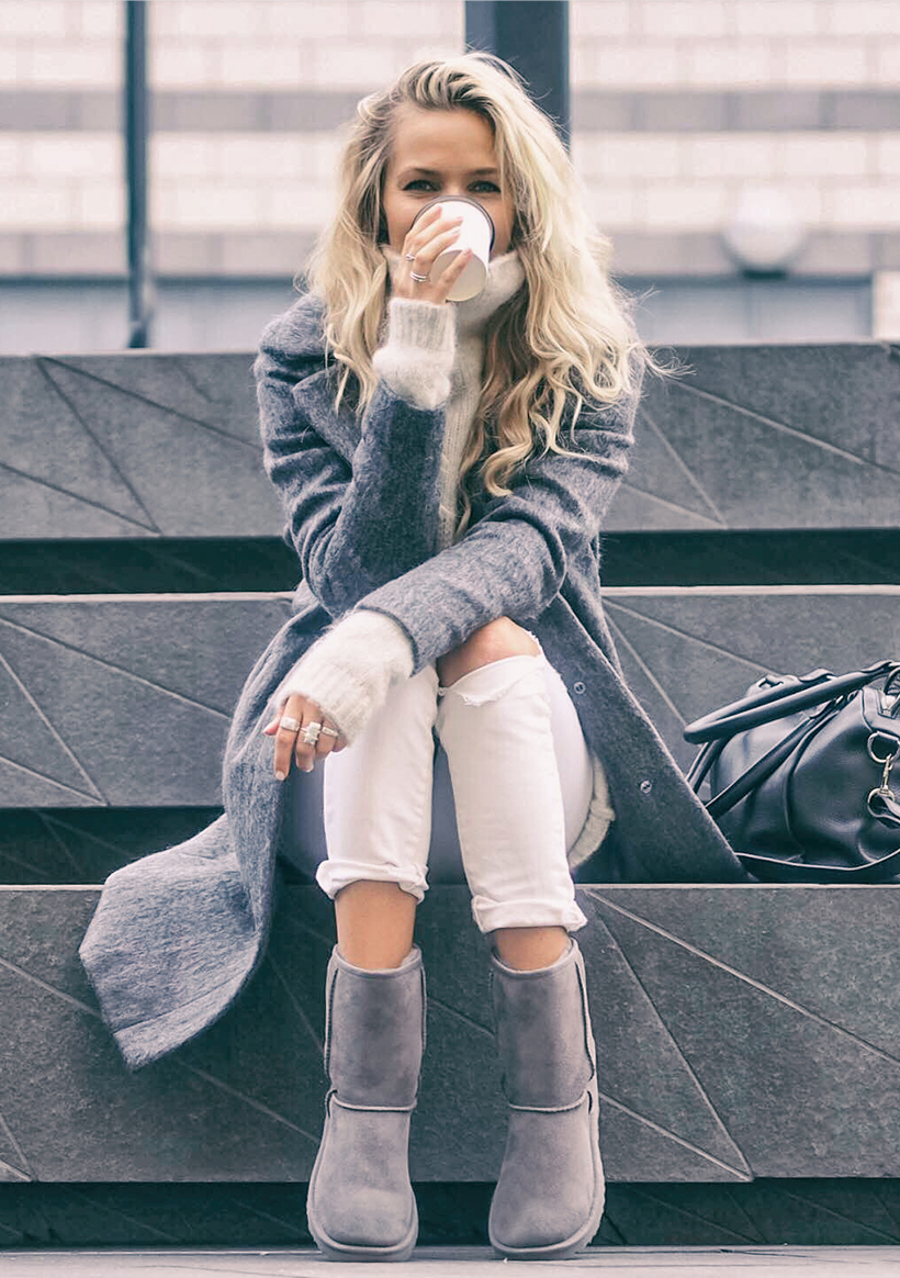 grey classic ugg boots