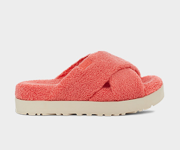 FUZZ SUGAR TERRY CROSS SLIDE